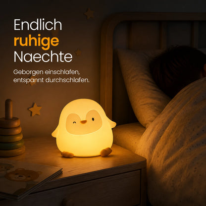 Nachtlicht Pinguin – USB, Dimmbar, Silikon, LED Lampe