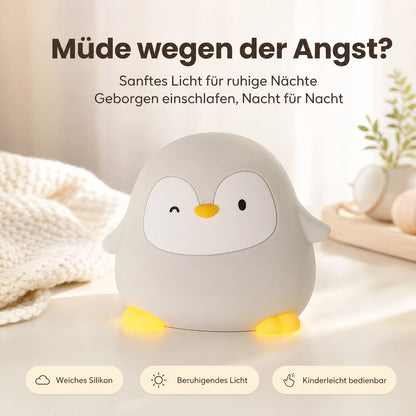 Nachtlicht Pinguin – USB, Dimmbar, Silikon, LED Lampe