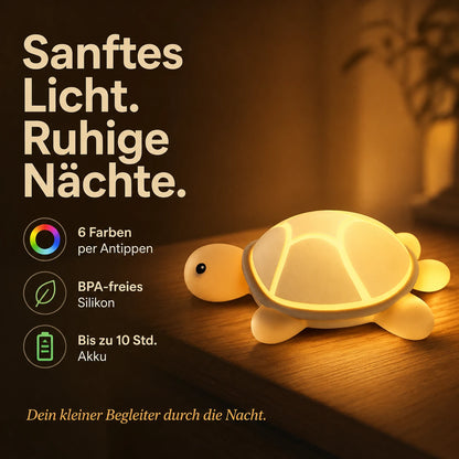 Nachtlicht Schildkröte – Farbwechsel, Silikon, LED
