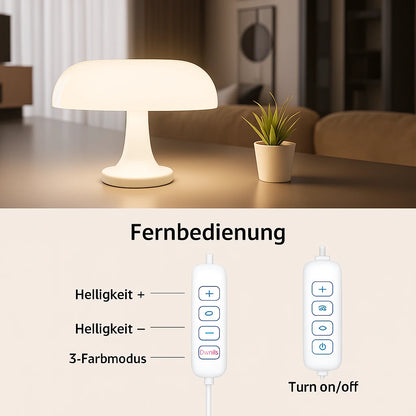 Nachtlicht Pilz Weiß  – Dänisches Design, Deko