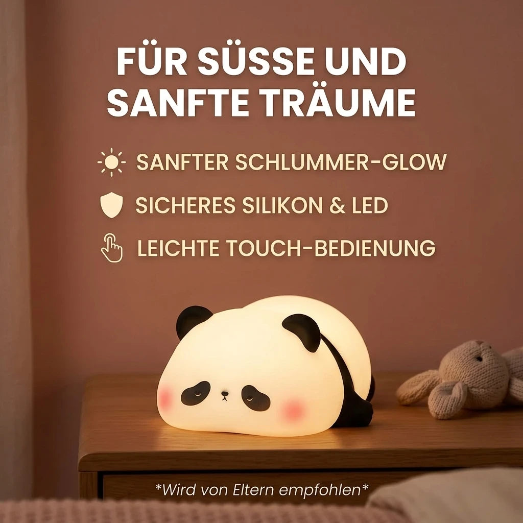 Panda Nachtlicht LED – USB, Silikon, Timer