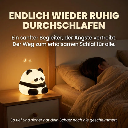 Nachtlicht Panda Sitzend – Wiederaufladbar, Silikon, Timer