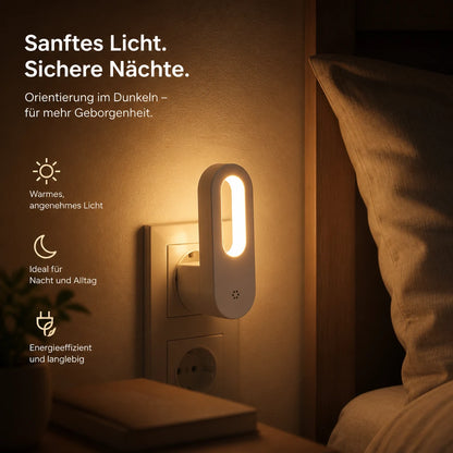 Stilllicht Steckdose – Dämmerungssensor, warmweiß, LED