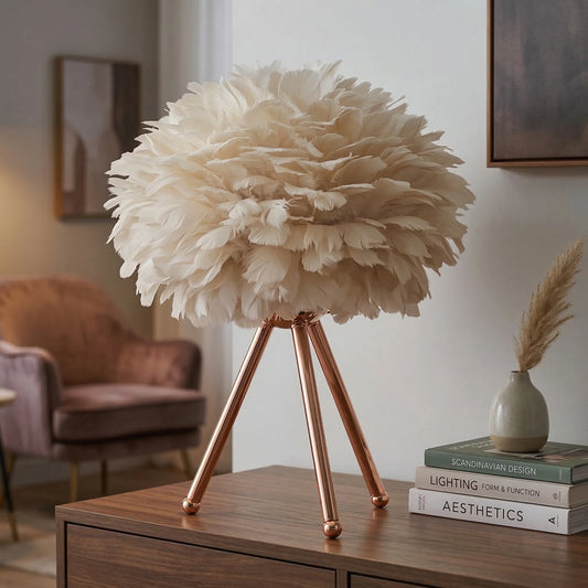 Nachtlicht Erwachsene Feder – Nordic Design, Deko Leuchte