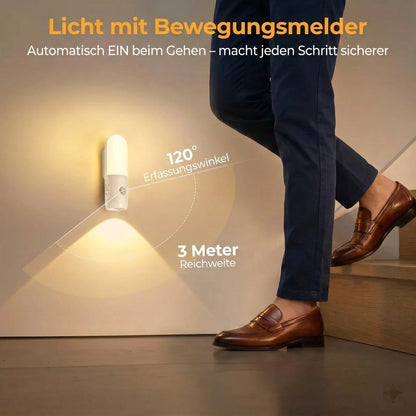 Nachtlicht Bewegung – USB, Dimmbar, Tragbar, LED Lampe