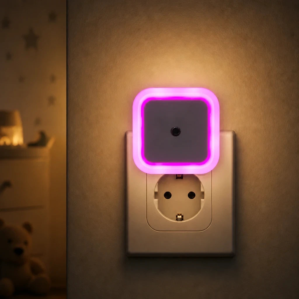 Nachtlicht Steckdose Flur & Kinderzimmer – LED, Kompakt