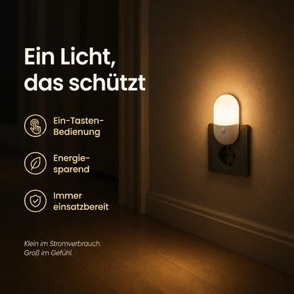 Steckdosen mit Nachtlicht – Schalter, LED, Augenschutz