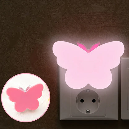 Schmetterling Nachtlicht Steckdose mit Sensor