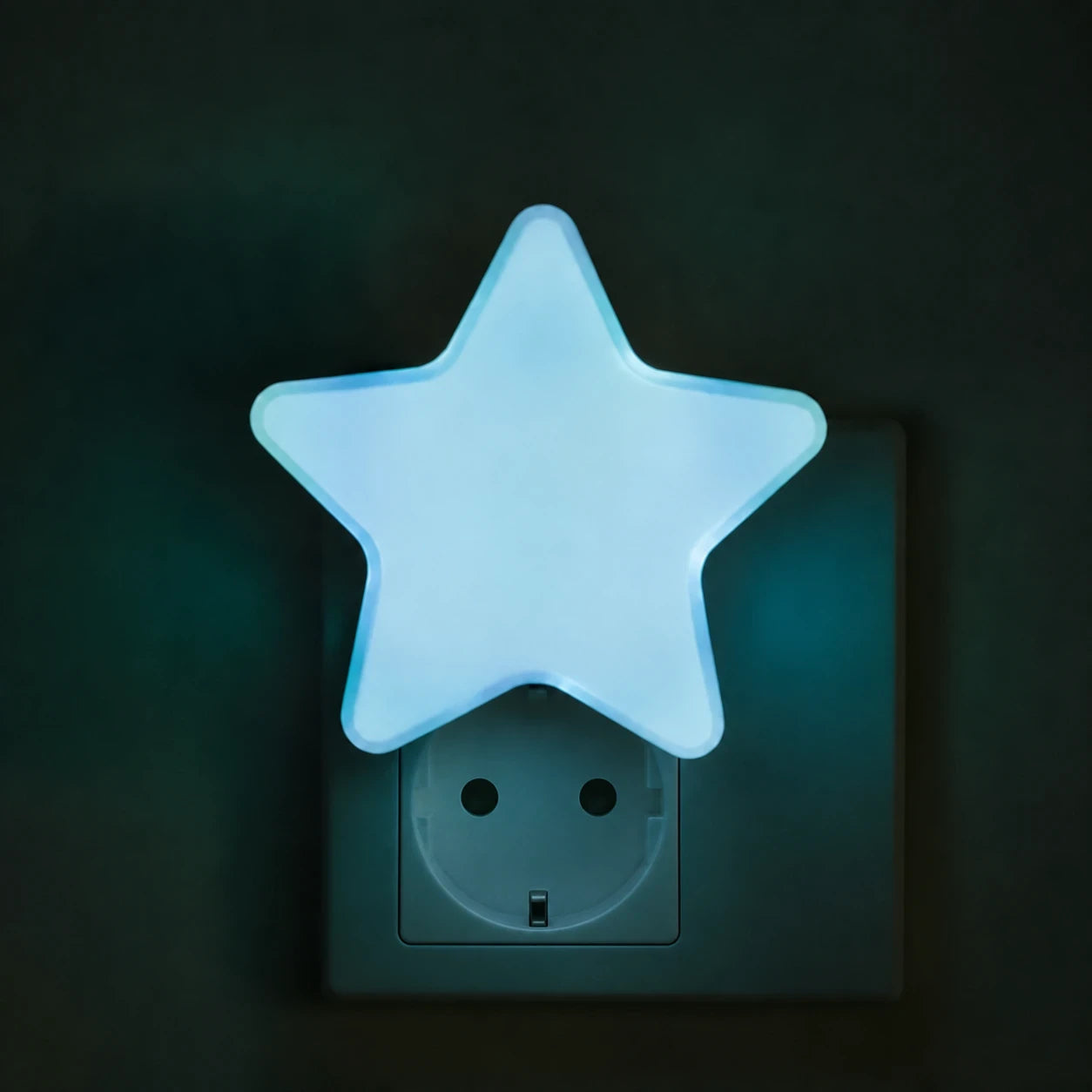 Nachtlicht Steckdose Sterne – LED, Dekolicht, sanftes Licht