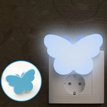 Schmetterling Nachtlicht Steckdose mit Sensor