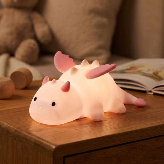 Drachen Nachtlicht – Silikon, USB, tragbar, LED