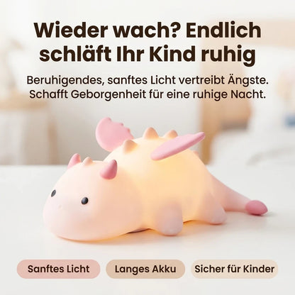 Drachen Nachtlicht – Silikon, USB, tragbar, LED