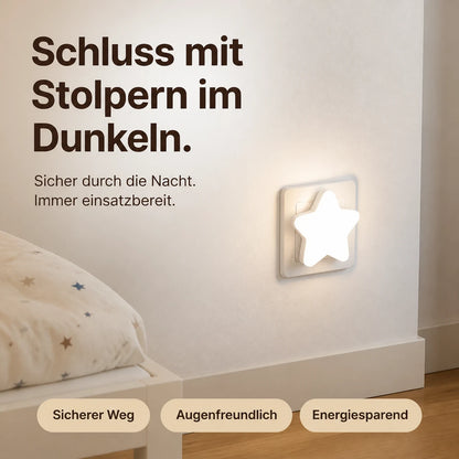Nachtlicht Steckdose Sterne – LED, Dekolicht, sanftes Licht