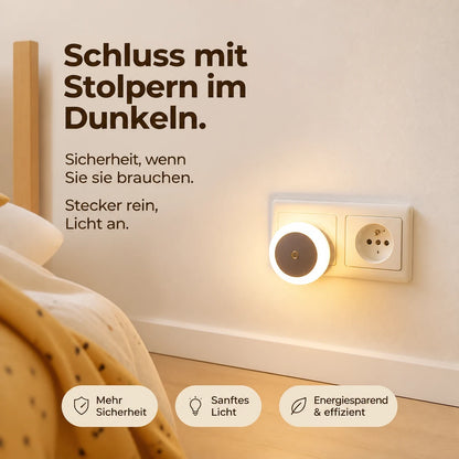 Nachtlicht Steckdose AURA – Automatischer Lichtsensor