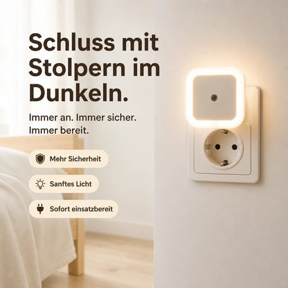 Nachtlicht Steckdose Flur & Kinderzimmer – LED, Kompakt