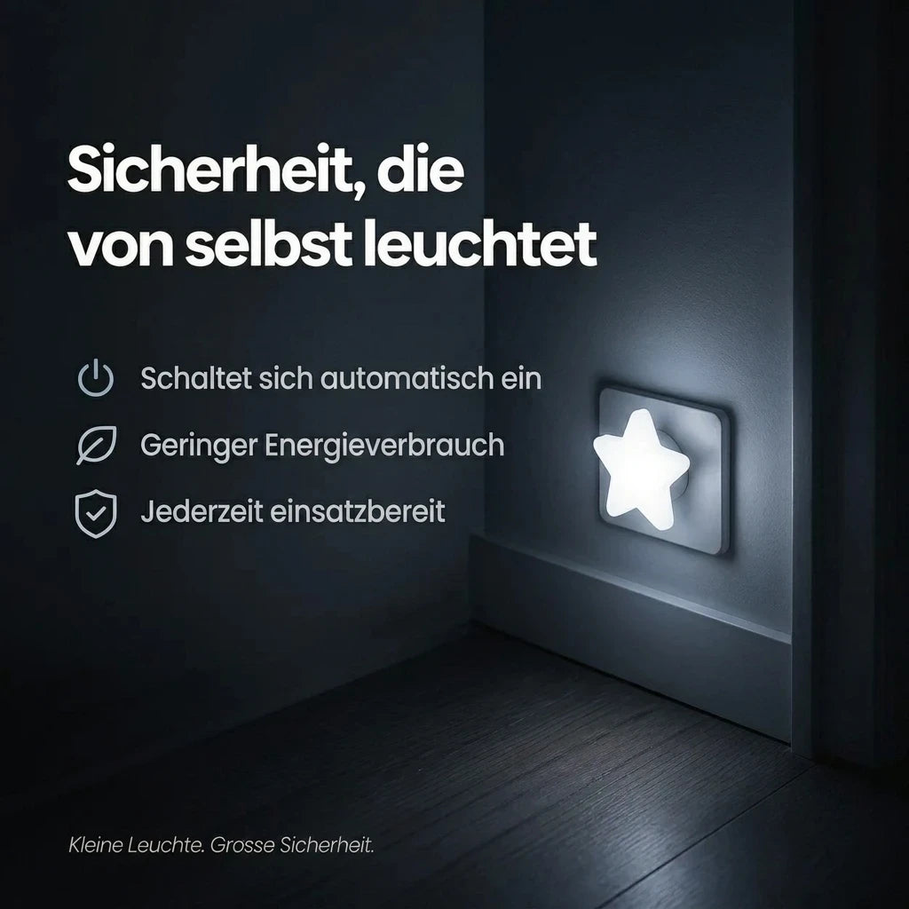 Nachtlicht Steckdose Sterne – LED, Dekolicht, sanftes Licht