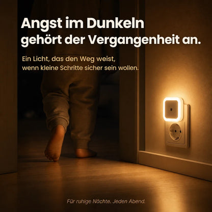 Nachtlicht Steckdose Flur & Kinderzimmer – LED, Kompakt